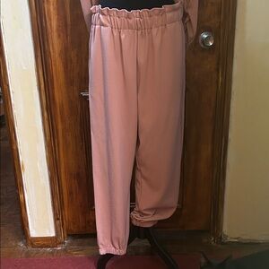 Bar III Women's Blush Pink Joggers